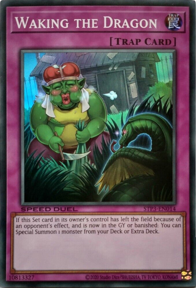 Waking the Dragon [STP3-EN014] Super Rare - Evolution TCG