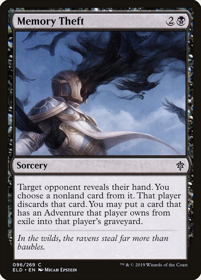 Memory Theft [Throne of Eldraine] - Evolution TCG