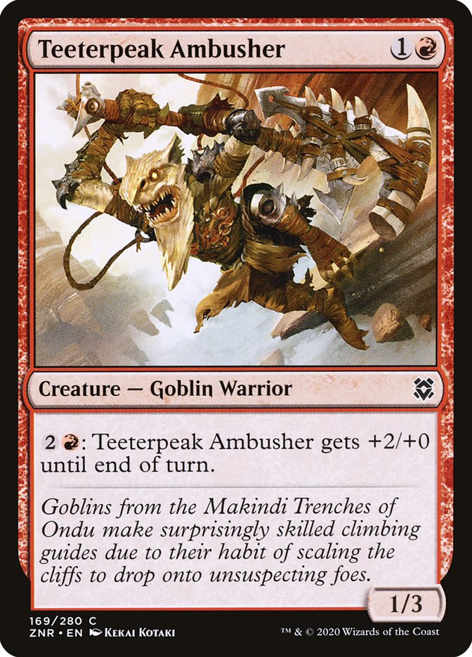 Teeterpeak Ambusher [Zendikar Rising] - Evolution TCG
