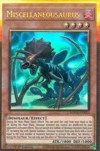 Miscellaneousaurus [MAGO-EN015] Gold Rare - Evolution TCG