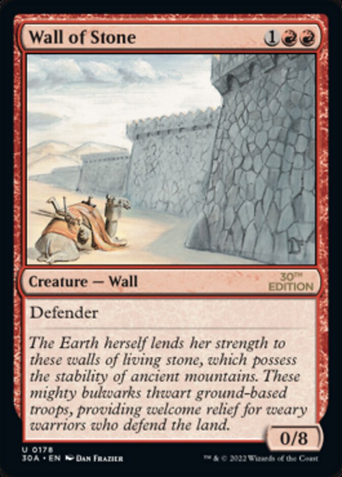 Wall of Stone [30th Anniversary Edition] - Evolution TCG