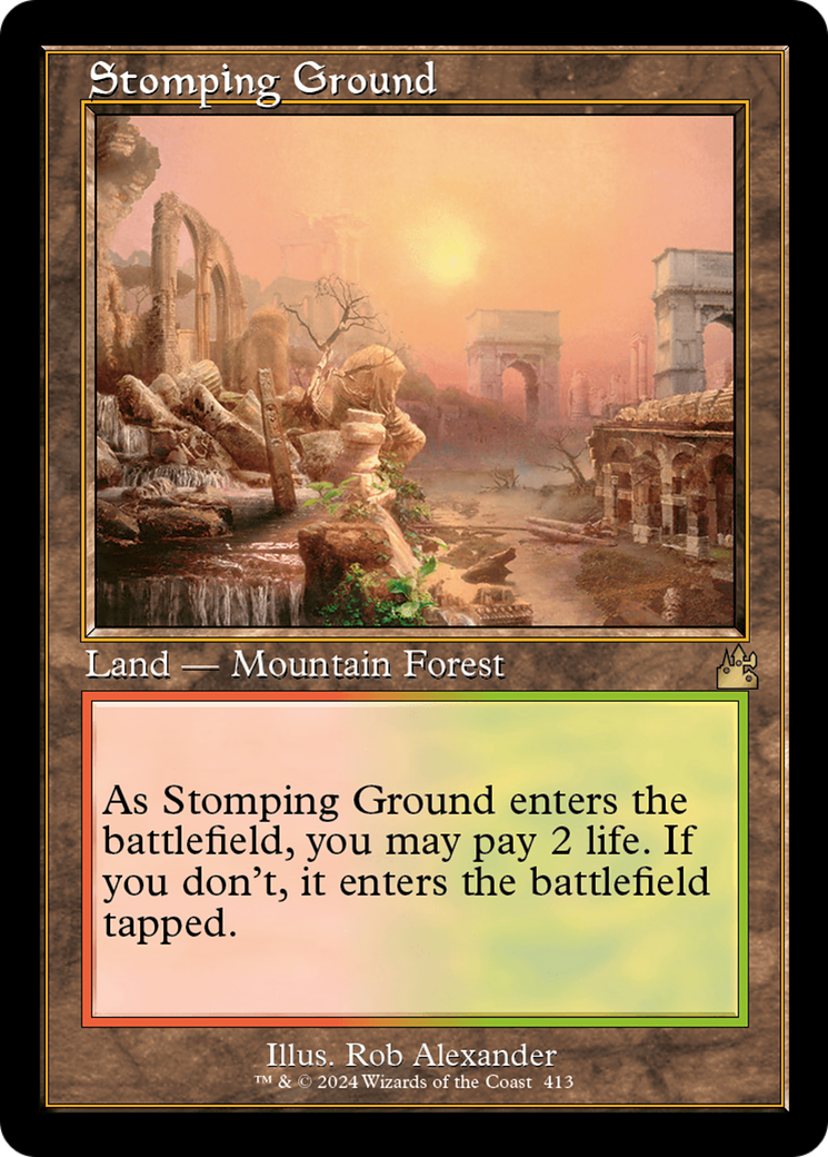 Stomping Ground (Retro) [Ravnica Remastered] - Evolution TCG