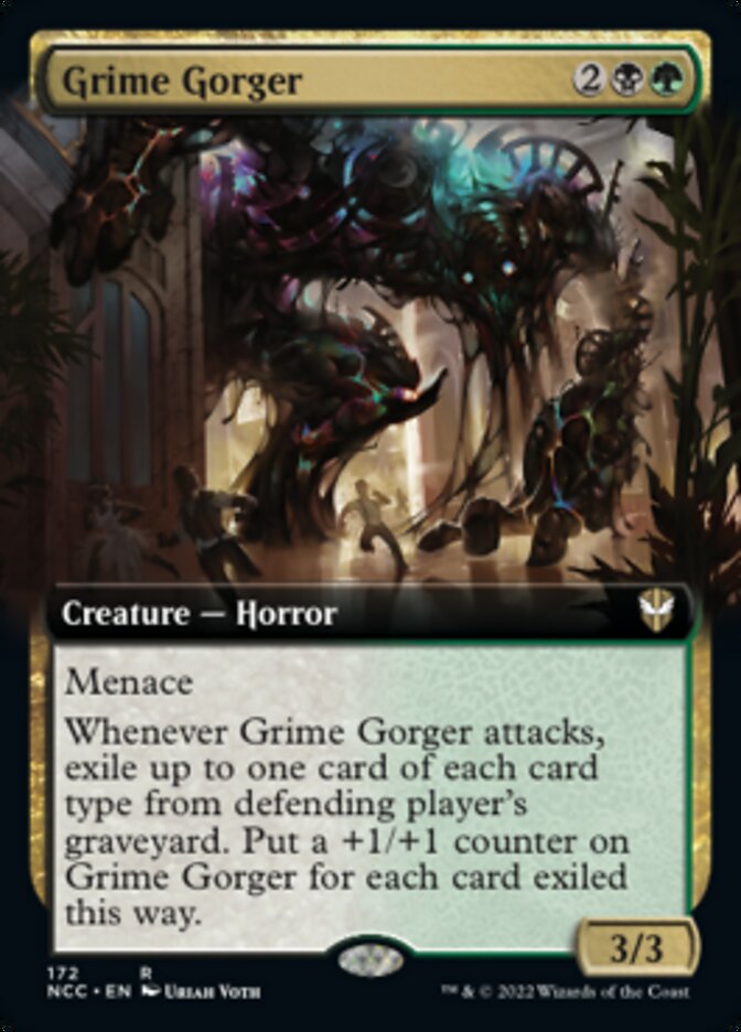 Grime Gorger (Extended Art) [Streets of New Capenna Commander] - Evolution TCG