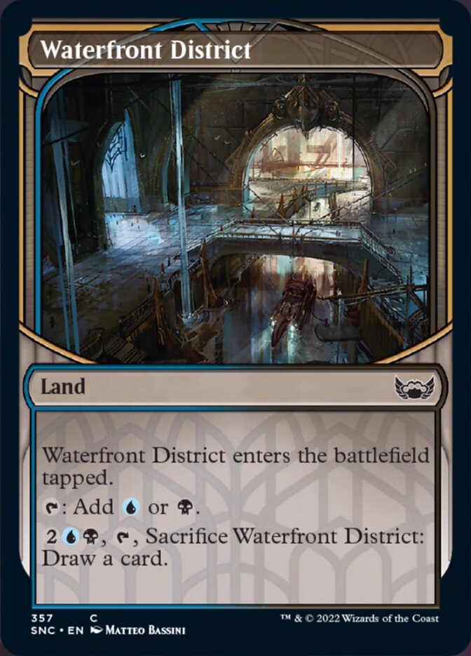 Waterfront District (Showcase Skyscraper) [Streets of New Capenna] - Evolution TCG