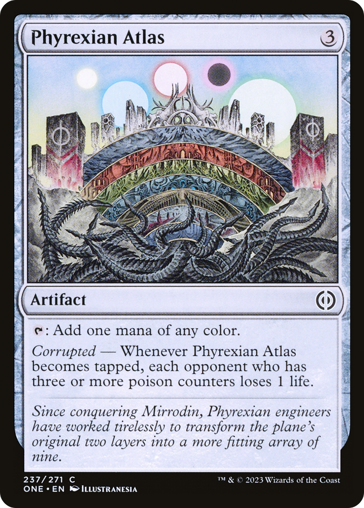 Phyrexian Atlas [Phyrexia: All Will Be One] - Evolution TCG