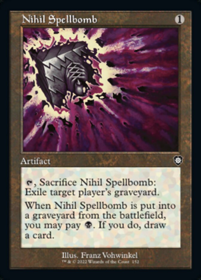 Nihil Spellbomb (Retro) [The Brothers' War Commander] - Evolution TCG