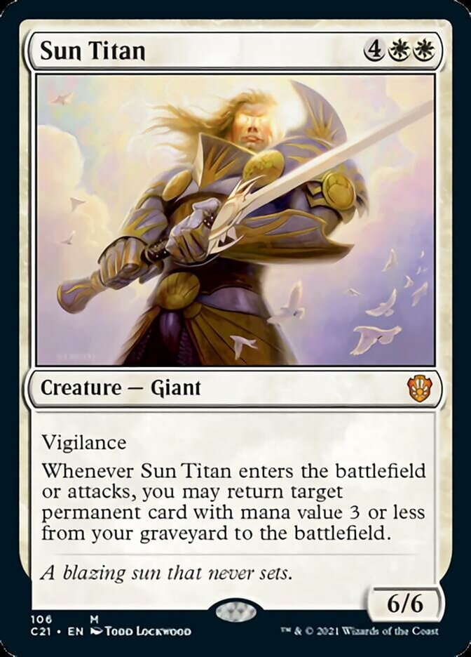 Sun Titan [Commander 2021] - Evolution TCG
