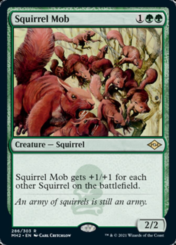 Squirrel Mob (Foil Etched) [Modern Horizons 2] - Evolution TCG
