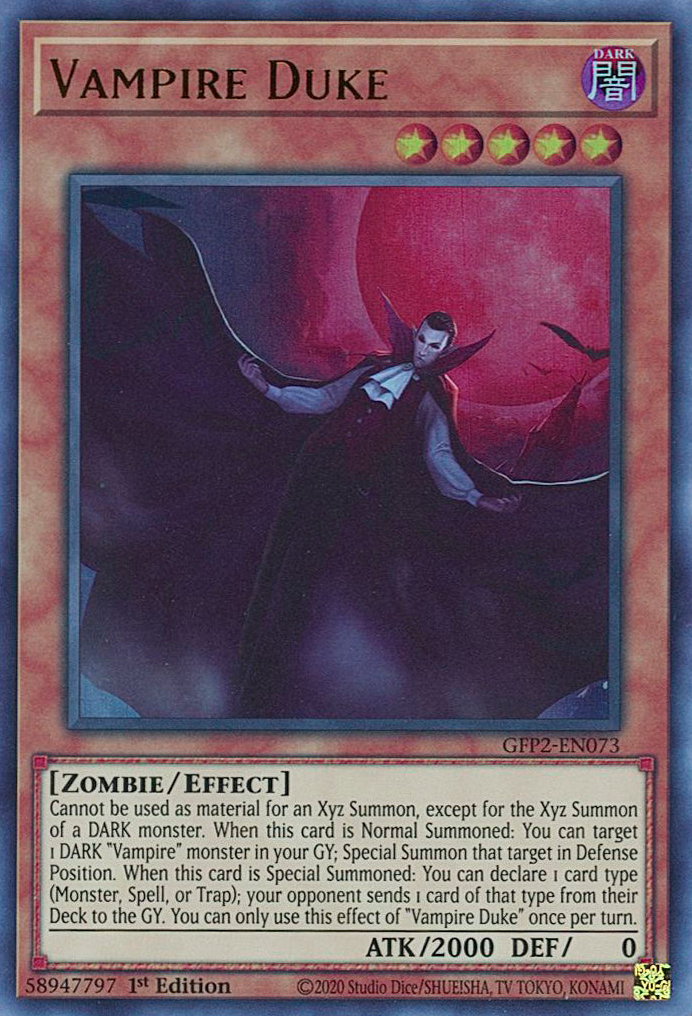 Vampire Duke [GFP2-EN073] Ultra Rare - Evolution TCG