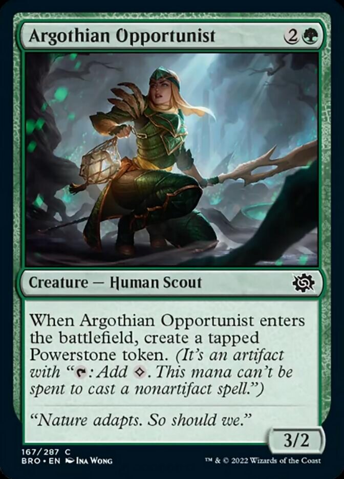 Argothian Opportunist [The Brothers' War] - Evolution TCG