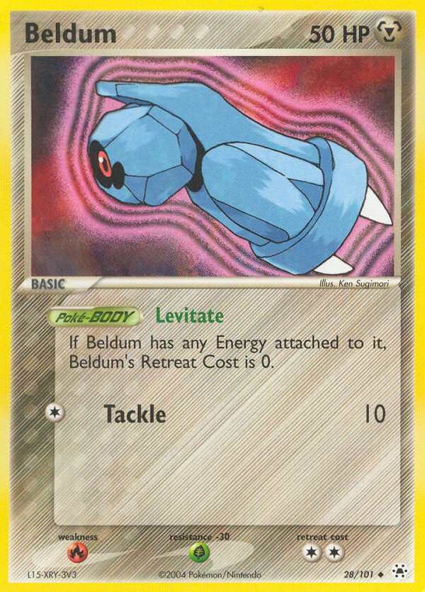 Beldum (28/101) [EX: Hidden Legends] - Evolution TCG