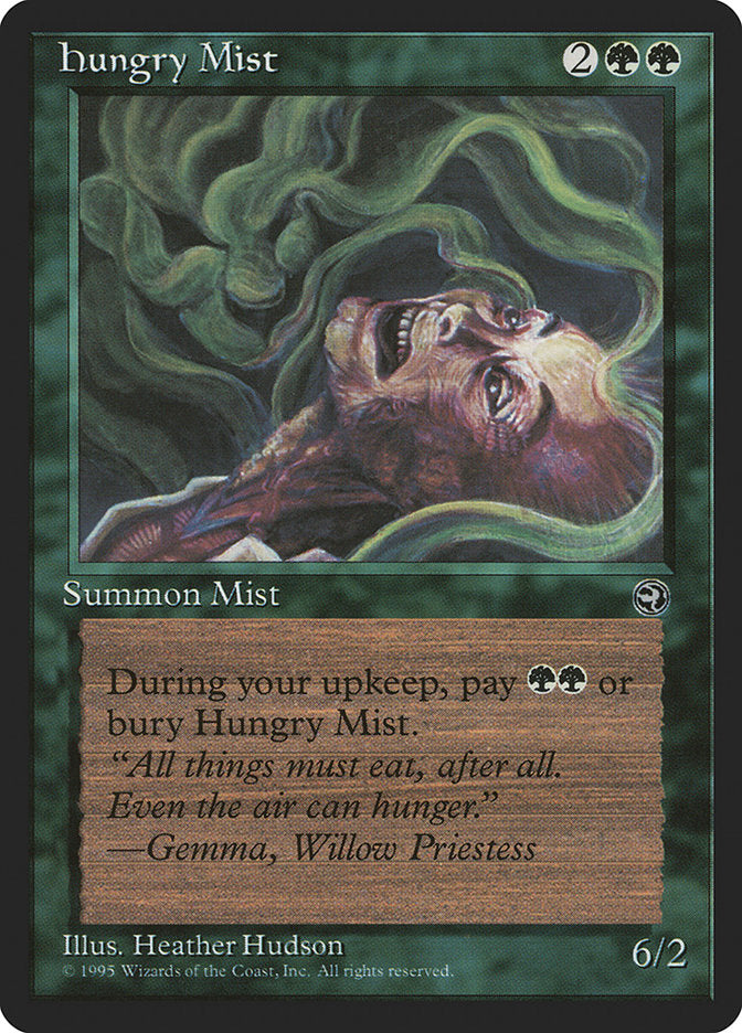 Hungry Mist (Gemma Flavor Text) [Homelands] - Evolution TCG