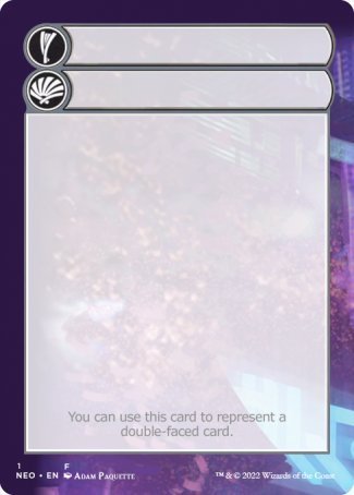 Helper Card (1/9) [Kamigawa: Neon Dynasty Tokens] - Evolution TCG