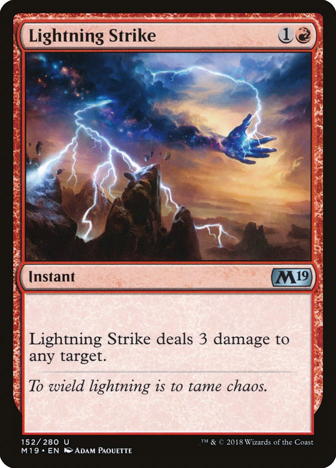 Lightning Strike [Core Set 2019] - Evolution TCG