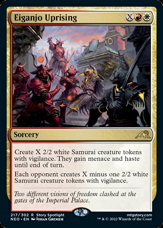 Eiganjo Uprising (Promo Pack) [Kamigawa: Neon Dynasty Promos] - Evolution TCG