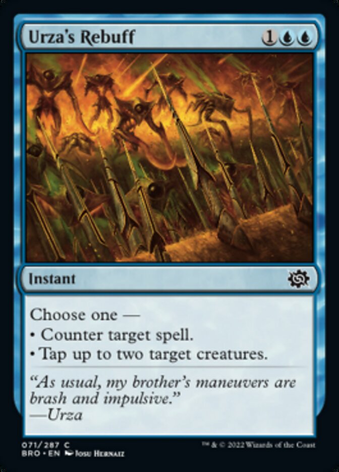 Urza's Rebuff [The Brothers' War] - Evolution TCG