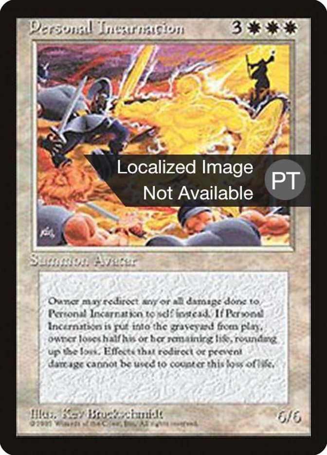 Personal Incarnation [Fourth Edition (Foreign Black Border)] - Evolution TCG