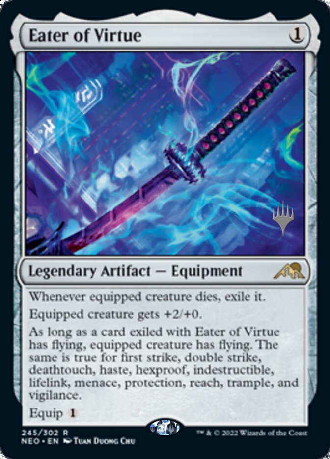 Eater of Virtue (Promo Pack) [Kamigawa: Neon Dynasty Promos] - Evolution TCG