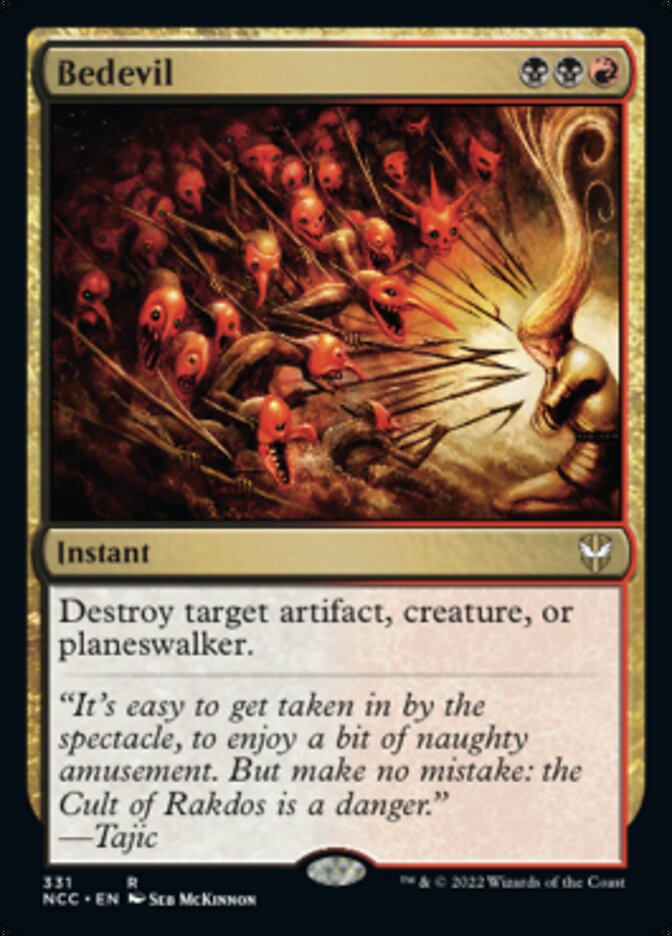 Bedevil [Streets of New Capenna Commander] - Evolution TCG