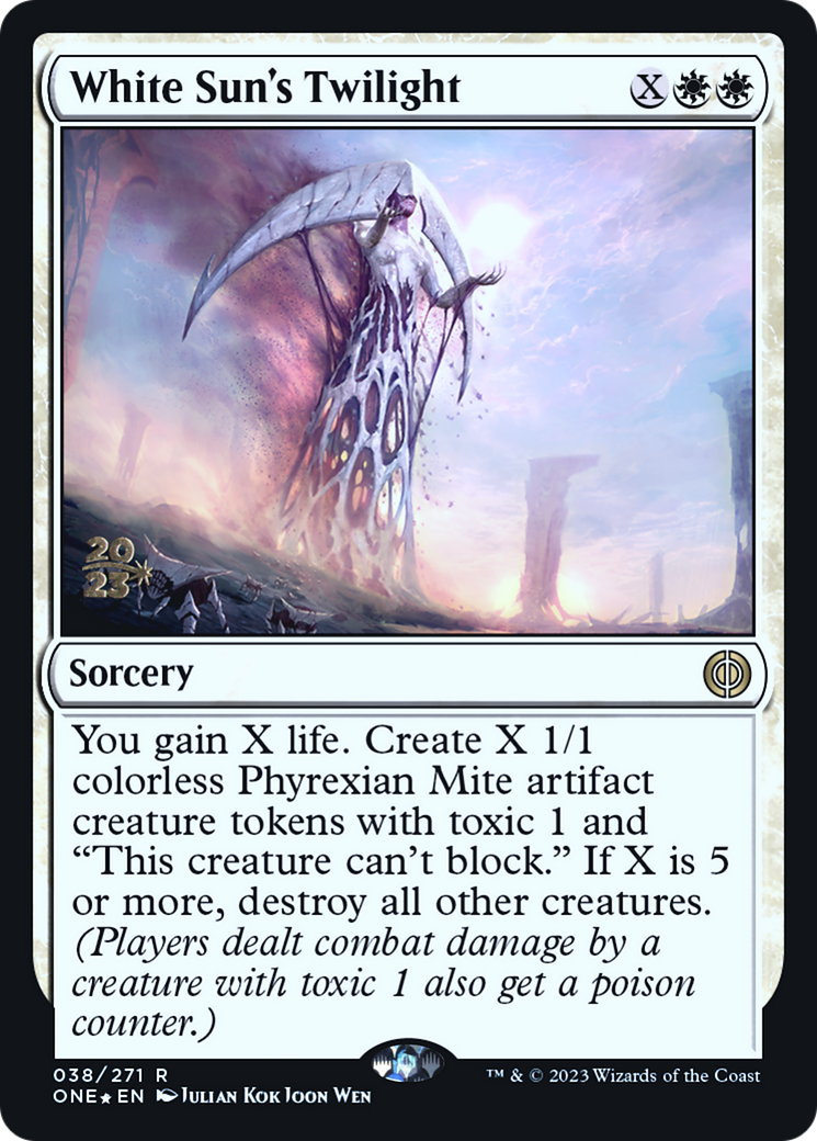 White Sun's Twilight [Phyrexia: All Will Be One Prerelease Promos] - Evolution TCG