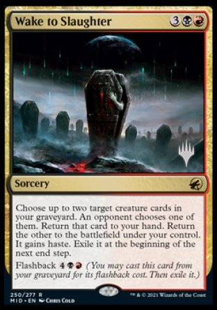 Wake to Slaughter (Promo Pack) [Innistrad: Midnight Hunt Promos] - Evolution TCG
