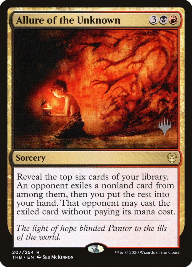 Allure of the Unknown (Promo Pack) [Theros Beyond Death Promos] - Evolution TCG