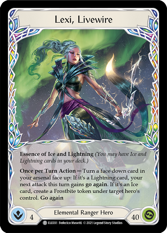 Lexi, Livewire // Rosetta Thorn [ELE031] (Tales of Aria)  1st Edition Normal - Evolution TCG