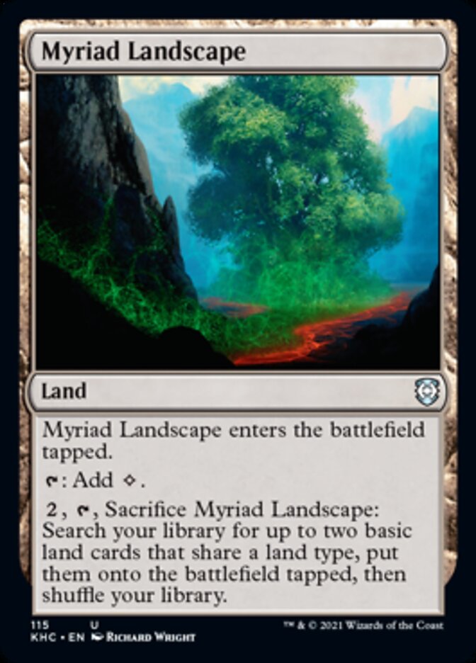 Myriad Landscape [Kaldheim Commander] - Evolution TCG