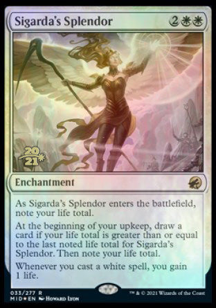 Sigarda's Splendor [Innistrad: Midnight Hunt Prerelease Promos] - Evolution TCG