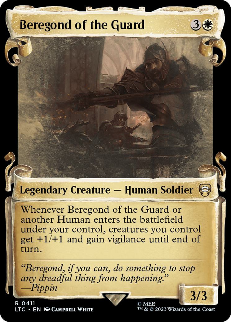 Beregond of the Guard [The Lord of the Rings: Tales of Middle-Earth Commander Showcase Scrolls] - Evolution TCG