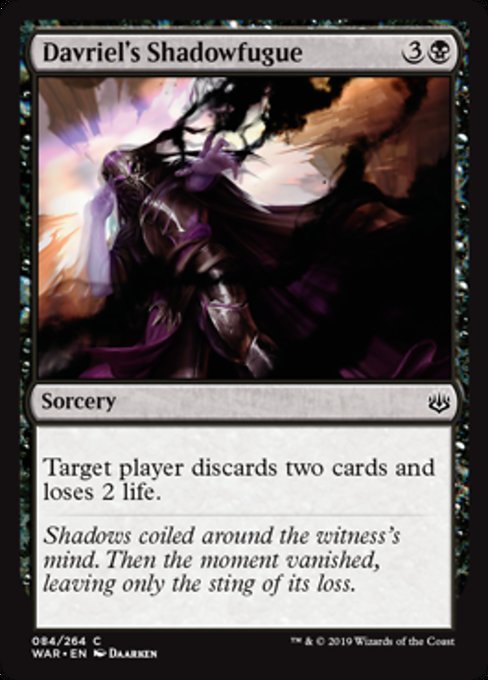 Davriel's Shadowfugue [War of the Spark] - Evolution TCG