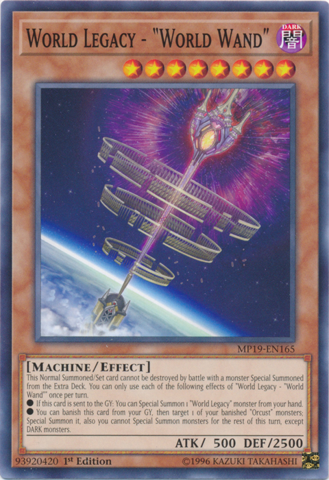 World Legacy - "World Wand" [MP19-EN165] Common - Evolution TCG