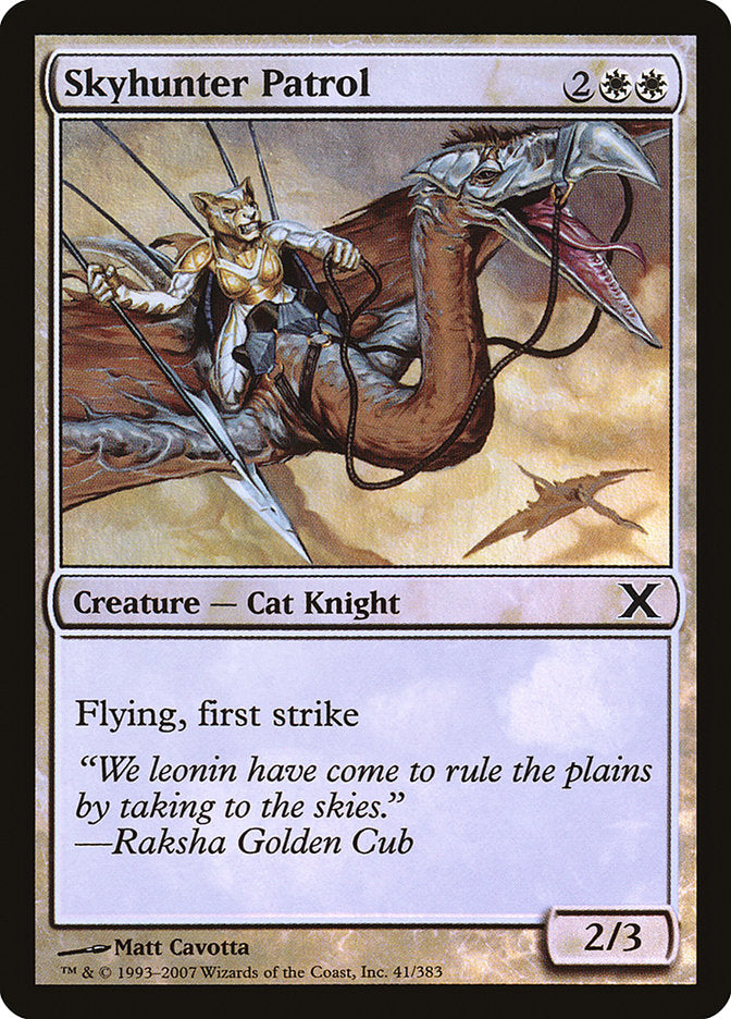 Skyhunter Patrol (Premium Foil) [Tenth Edition] - Evolution TCG