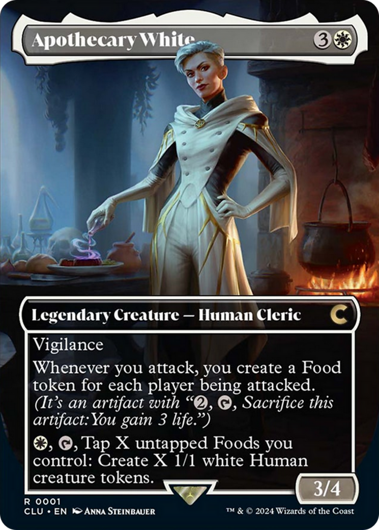 Apothecary White (Borderless) [Ravnica: Clue Edition] - Evolution TCG