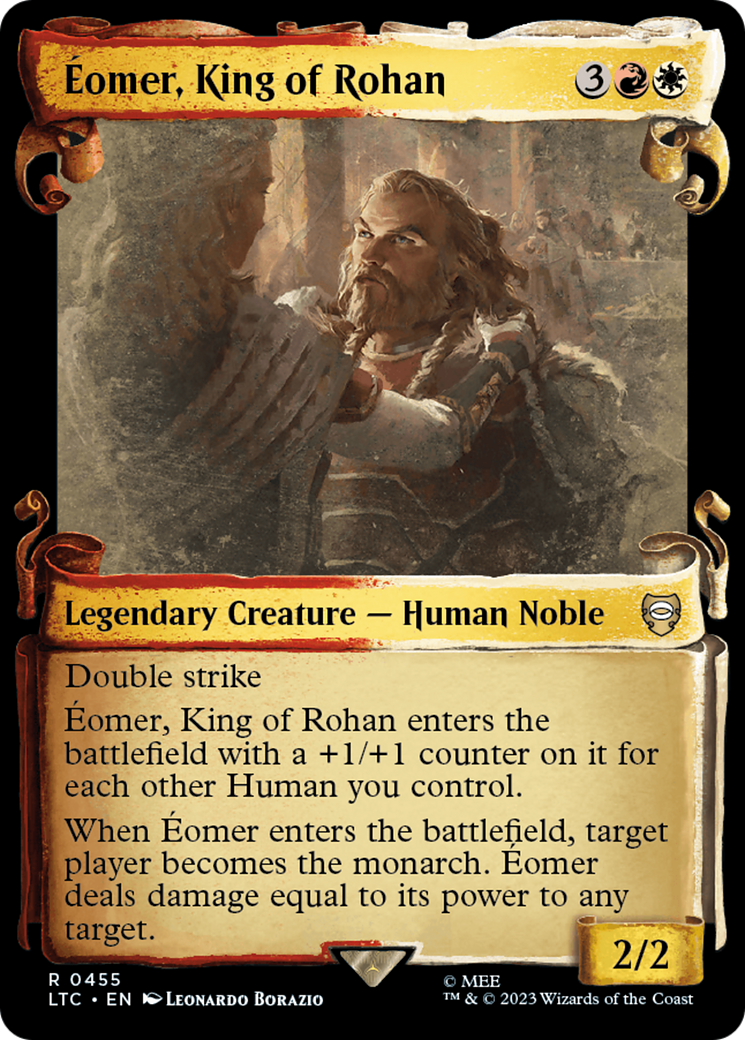 Eomer, King of Rohan [The Lord of the Rings: Tales of Middle-Earth Commander Showcase Scrolls] - Evolution TCG