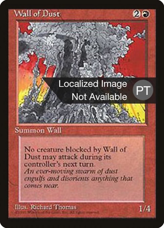 Wall of Dust [Fourth Edition (Foreign Black Border)] - Evolution TCG