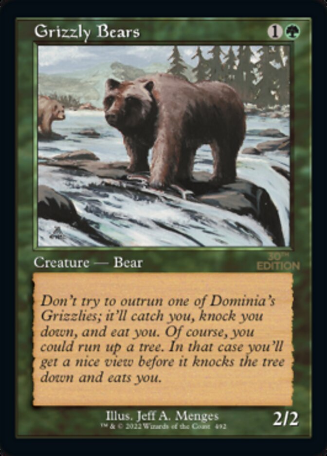 Grizzly Bears (Retro) [30th Anniversary Edition] - Evolution TCG