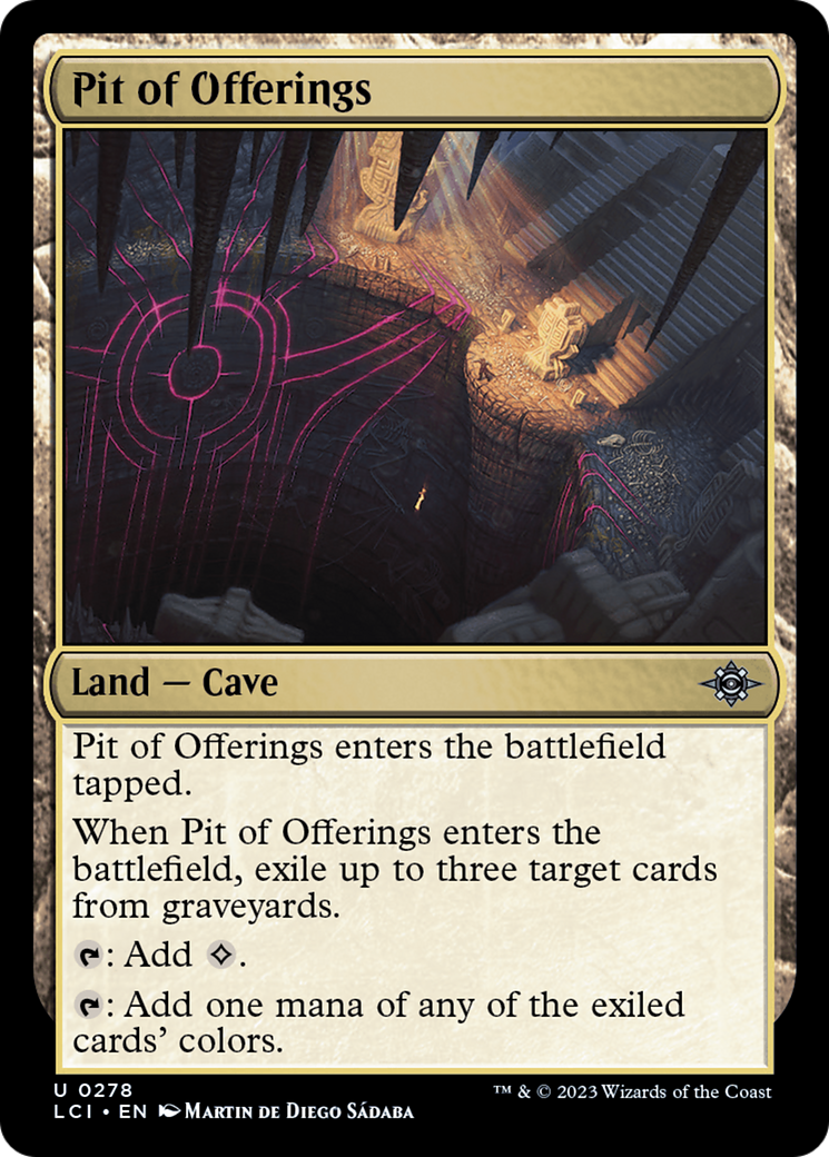 Pit of Offerings [The Lost Caverns of Ixalan] - Evolution TCG