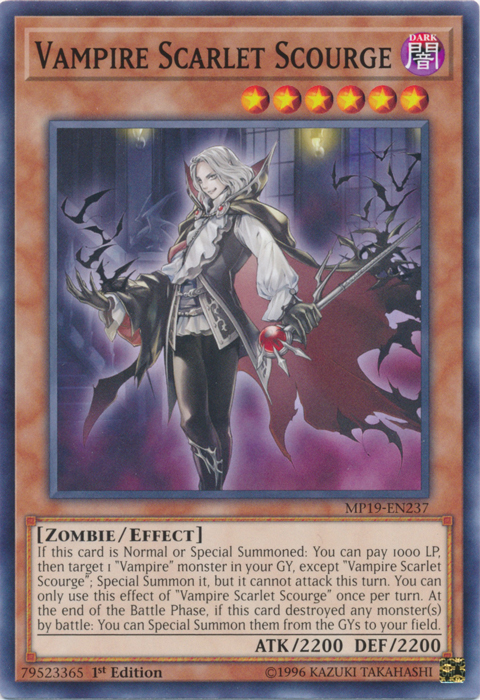 Vampire Scarlet Scourge [MP19-EN237] Common - Evolution TCG