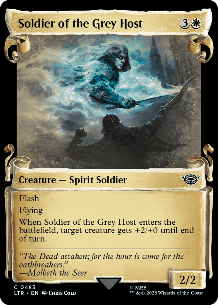 Soldier of the Grey Host [The Lord of the Rings: Tales of Middle-Earth Showcase Scrolls] - Evolution TCG