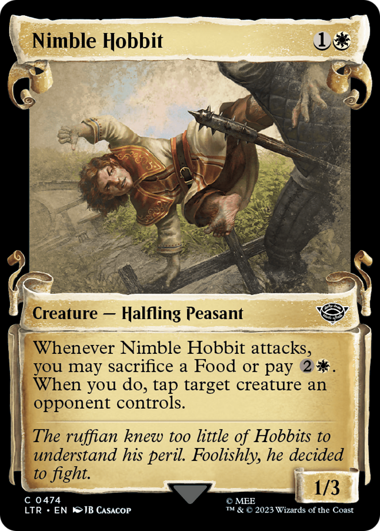 Nimble Hobbit [The Lord of the Rings: Tales of Middle-Earth Showcase Scrolls] - Evolution TCG