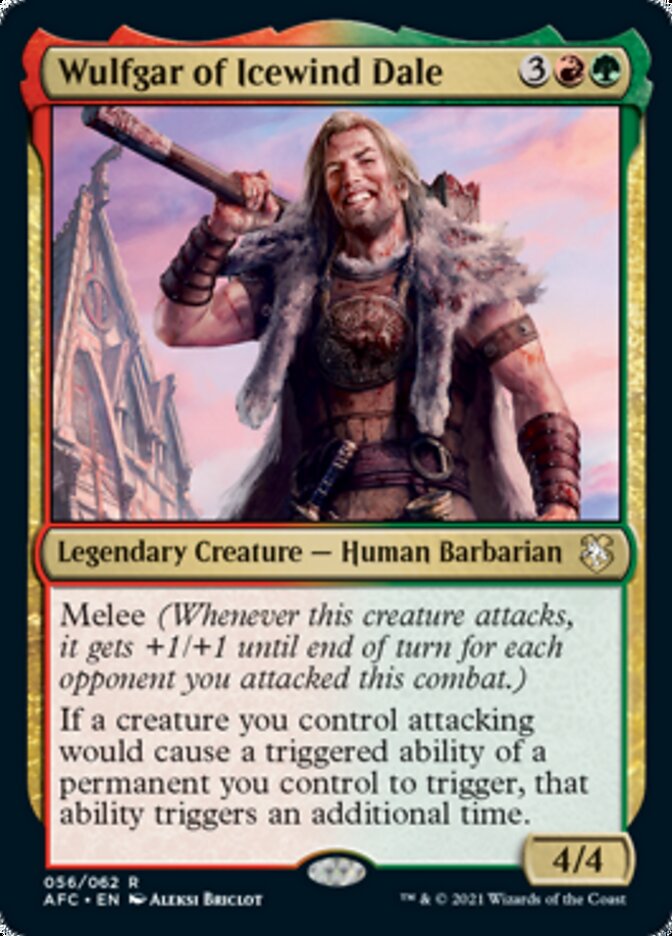 Wulfgar of Icewind Dale [Dungeons & Dragons: Adventures in the Forgotten Realms Commander] - Evolution TCG