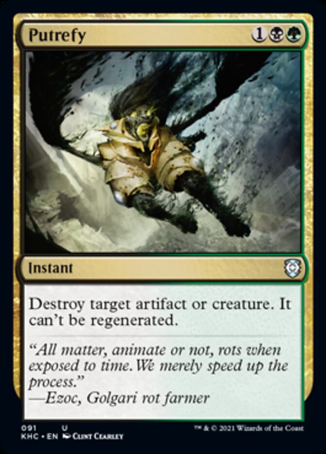 Putrefy [Kaldheim Commander] - Evolution TCG
