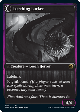 Curse of Leeches // Leeching Lurker [Innistrad: Double Feature] - Evolution TCG