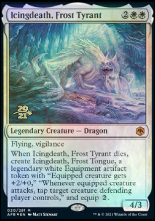 Icingdeath, Frost Tyrant [Dungeons & Dragons: Adventures in the Forgotten Realms Prerelease Promos] - Evolution TCG