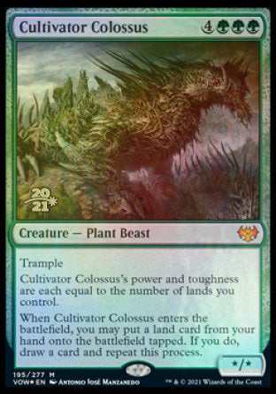 Cultivator Colossus [Innistrad: Crimson Vow Prerelease Promos] - Evolution TCG
