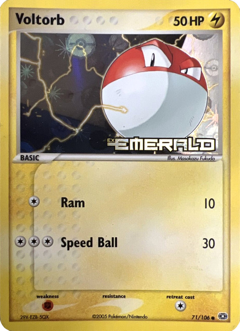 Voltorb (71/106) (Stamped) [EX: Emerald] - Evolution TCG