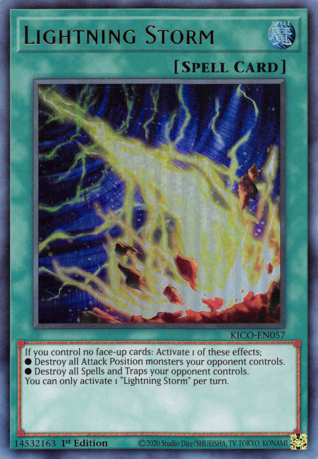 Lightning Storm (Ultra Rare) [KICO-EN057] Ultra Rare - Evolution TCG