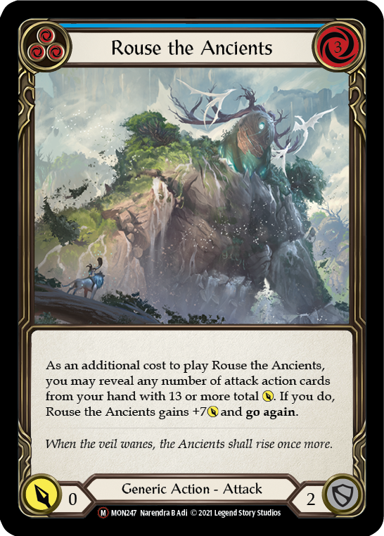 Rouse the Ancients [U-MON247] (Monarch Unlimited)  Unlimited Normal - Evolution TCG