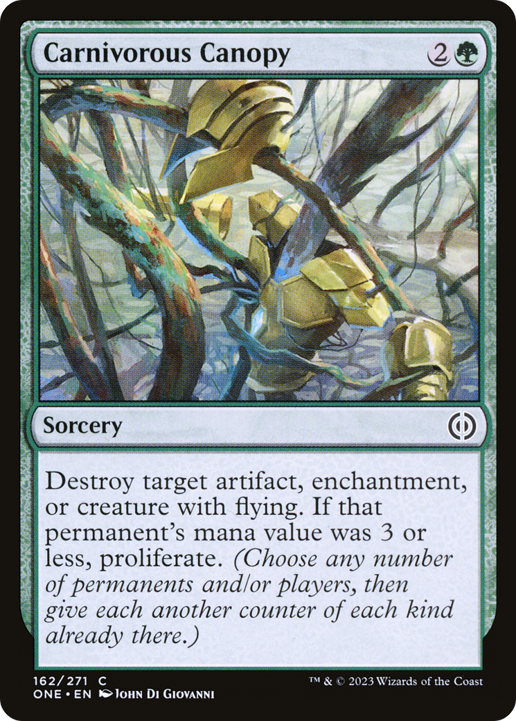Carnivorous Canopy [Phyrexia: All Will Be One] - Evolution TCG
